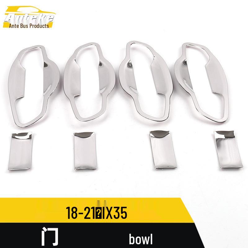 Stainless Steel Door Bowl Frame for IX35 (18-21) - Scratch-Resistant Decorative Cover