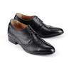 Roshoeman 6068 Derby Wingtip Black Kip (Height Increasing)