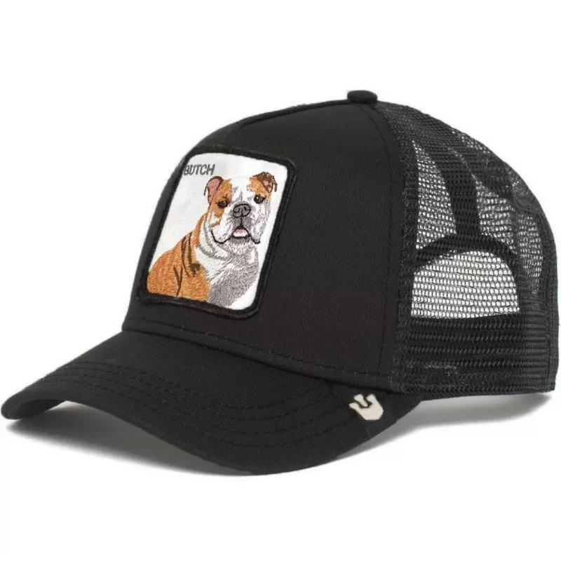 Berretto da Baseball con Animale  Rete Protezione Solare  Ricamato Camionista  Pantera Nera  Cappello Gallo e Leone Adjustable