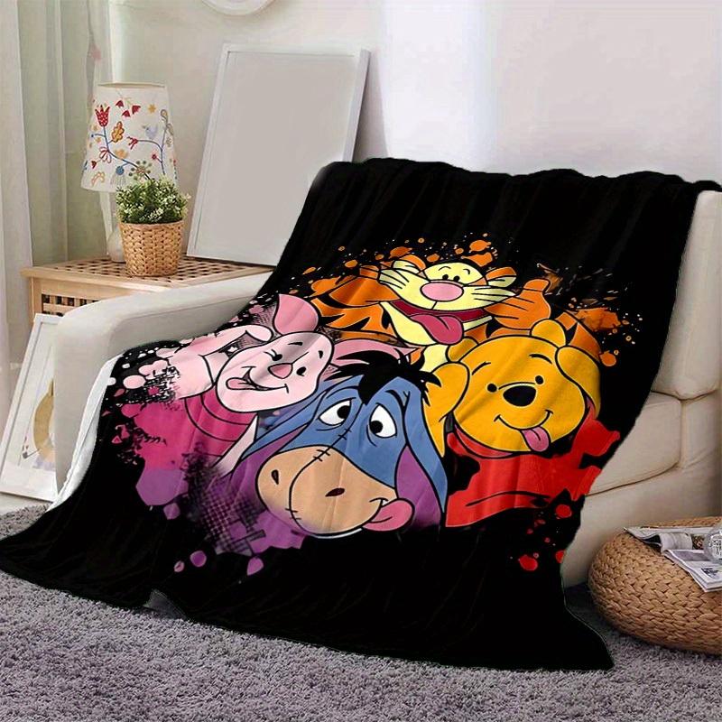 1pc, Disney Winnie The Pooh Friends Throw Blanket Soft & Cozy Blanket for Couch, Bed, Travel, Camping, Car, Beach, Office Nap Perfect Gift