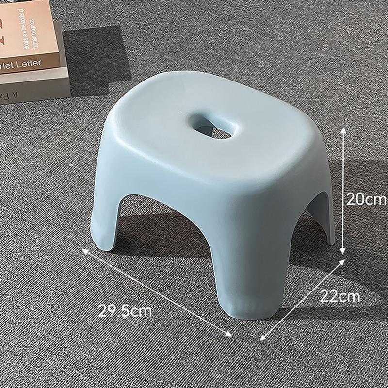Sgabelli da bagno Sgabelli per scarpe Sgabello di plastica per uso domestico Sgabelli piccoli impilabili ispessiti Sgabello da pesca Sgabello basso per bambini