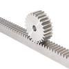 0,5M 1M Edelstahl 304 Zahnstange 0,5 1 Modul Geradeverzahnung Antriebszahnstange Länge 200/300/500mm 5x5 5x8 5x10-15x15 Zahnstange