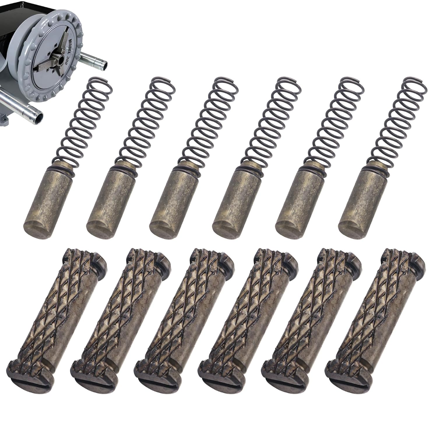 44715 Conjunto de Mordentes Frontais para Máquinas de Rosquear Tubos RIDGID 300 535 2 Conjuntos