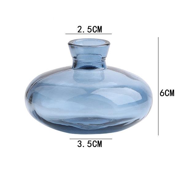 Classic Creative Vase Top Quality Glass Transparent Hydroponic Vase Living Room Flower Vase Home Decoration