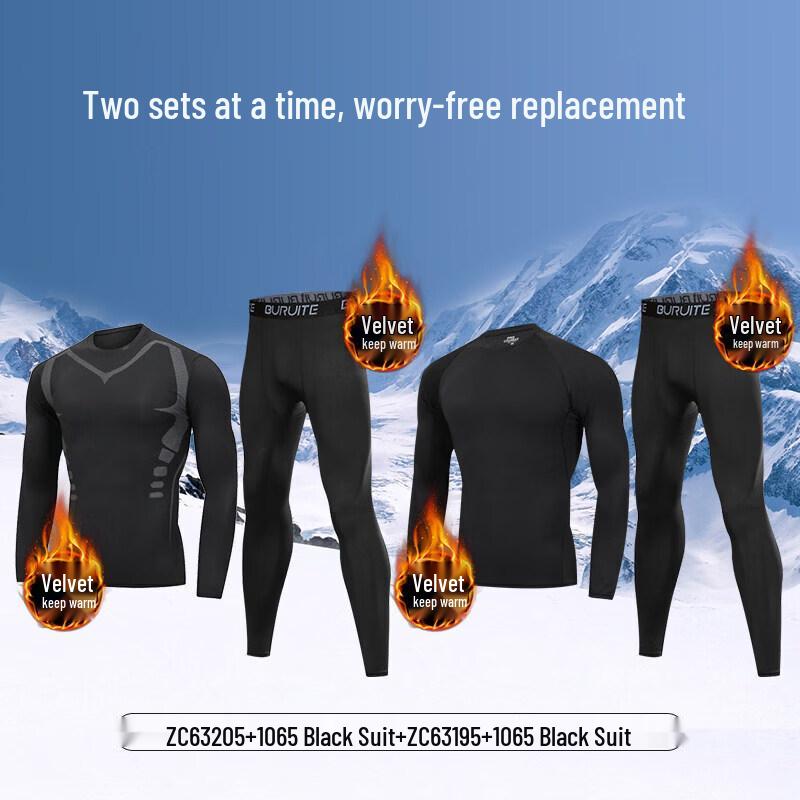 ZOCO Men's Winter Thermal Ski Base Layer Set