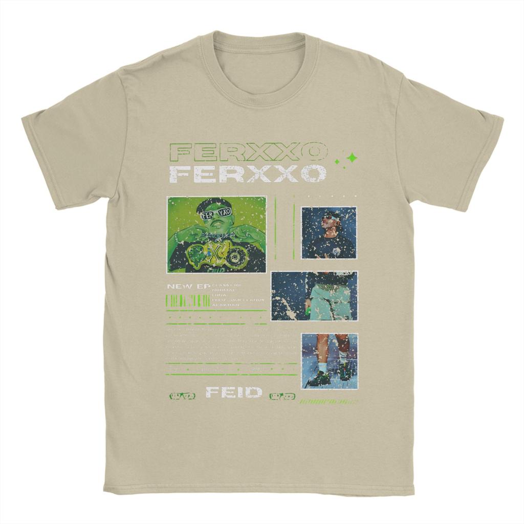 Feid Ferxxo TShirt Summer Vintage TShirts Pure Cotton Fashion Tshirt For Man Custom DIY Top Tees
