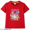 KPop Demon Hunters Children's Cartoon Print T-shirt