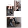 Mode mädchen stiefel winter neue Britischen stil kinder leder stiefel hohe stiefel prinzessin stiefel
