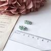 Silver Earrings with Natural Emerald 2.55ct (2151081)