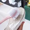 Household Plastic Five Sided Shoe Brush 1/2Pcs Double Sided Ring Type Gap Cleaner Multifunctional Bathroom Cleaning Brush