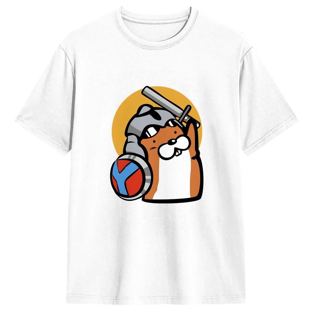 Cute Hamster Meme Tshirt Summer Hip Hop T Shirts Unisex 100 Cotton O Neck 4xl 5xl 6xl Top Tees Short Sleeve Vintage Tshirt