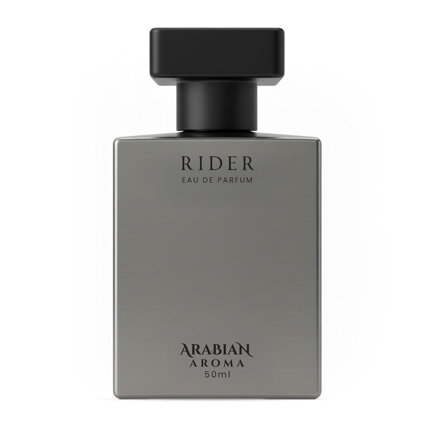 Arabian Aroma Rider Eau de Parfum, Fresh Bergamot, Leather & Vetiver Long Lasting Modern Perfume 50ML