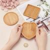 6pcs DIY Wooden Coaster Set - Refillable Mosaic Craft Kit with Heart, Circle, Star, Hexagon, Flower, Hexagon Shapes - Ideal for Home Dec
