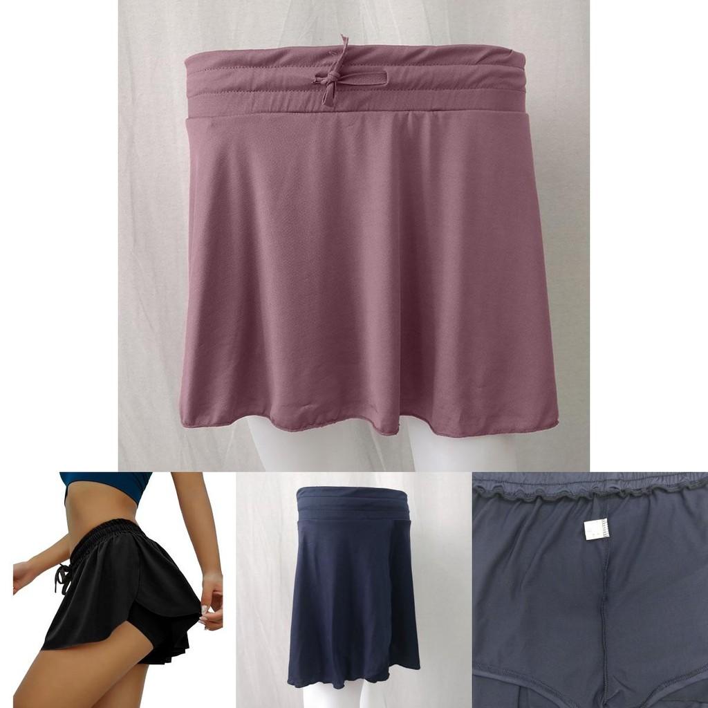 Stylish Women Pleated Athletic Tennis Sports Skirts With Built-in Shorts For Comfort