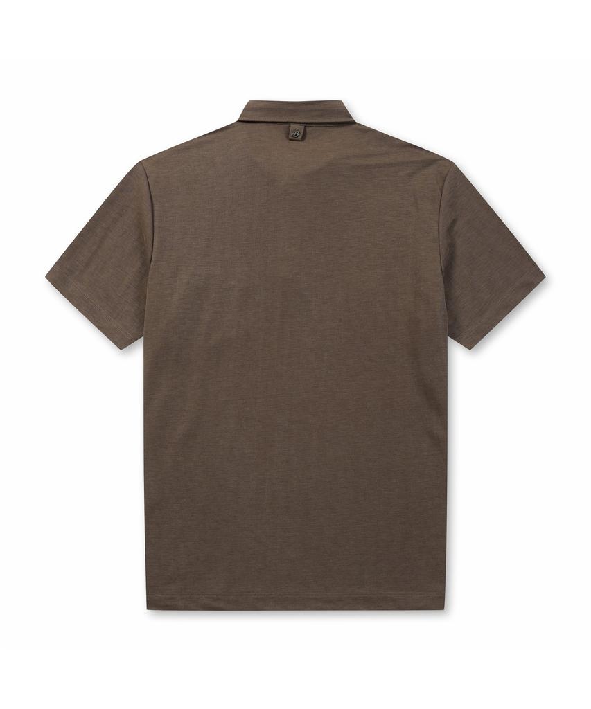 BRENTWOOD Modal Solid Polo Neck T-Shirt Brtam26511Brx