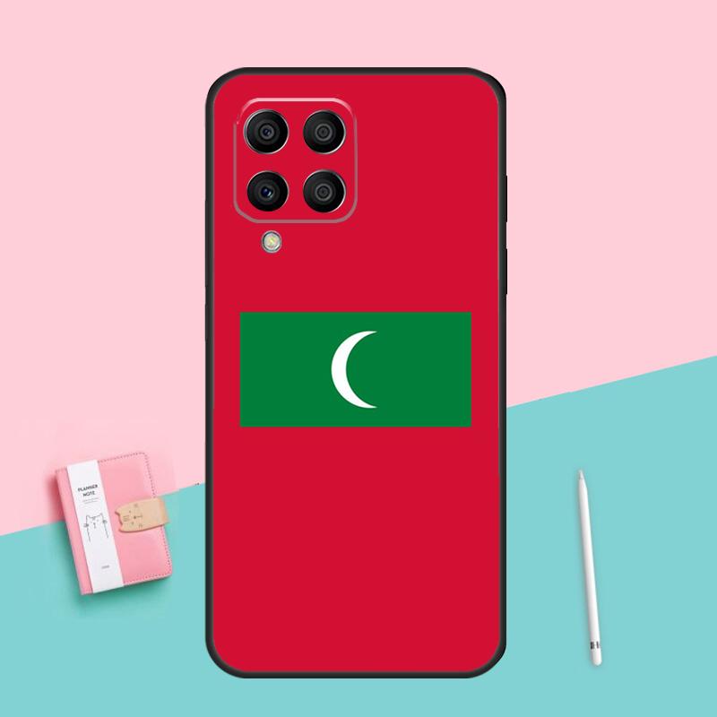 Maldives Map For Samsung Galaxy M12 M16 M34 M11 M35 M21 M06 M33 M13 M53 M31 M55 M15 M14 M54 M32 M52 Case