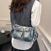 Fashion Denim Portable Shoulder Bag Women's 2026 Autumn and Winter New Large-capacity Casual Commuter Messenger Bag