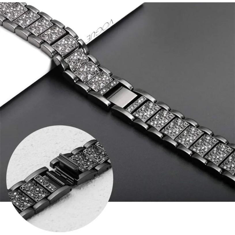 Diamond Strap for Samsung Galaxy Watch 7/FE/6/4/Classic/5/pro 45mm 40mm 44mm Metal 20mm 22mm
