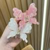 Double-Layered Butterfly Crab Barrette For Women Crab Hair Pins Accessories Anniversary Gift Ladies New Year’s Day Crab Clip