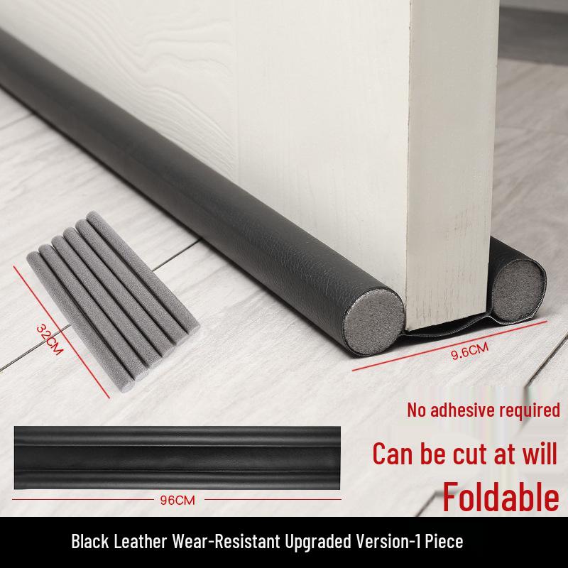 Enhanced Double-Sided Door Bottom Seal for Soundproofing, Insulation, and Insect Protection