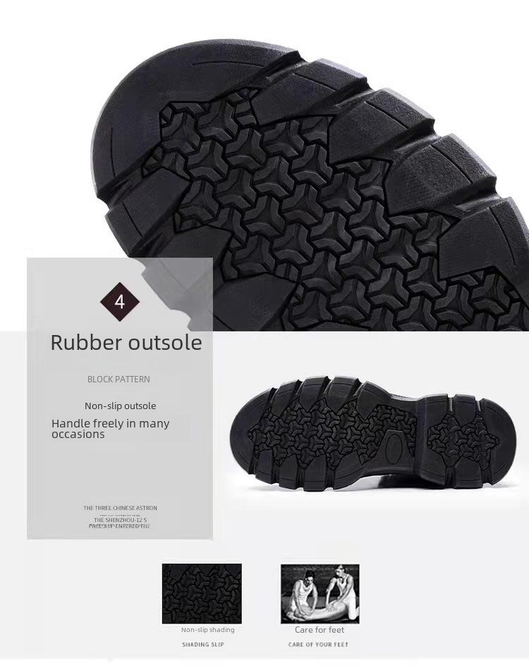 Pánské martinské boty 2023 - Podzimní/zimní kožené boty s vysokým vrškem, všestranná ležérní obuv v korejském stylu