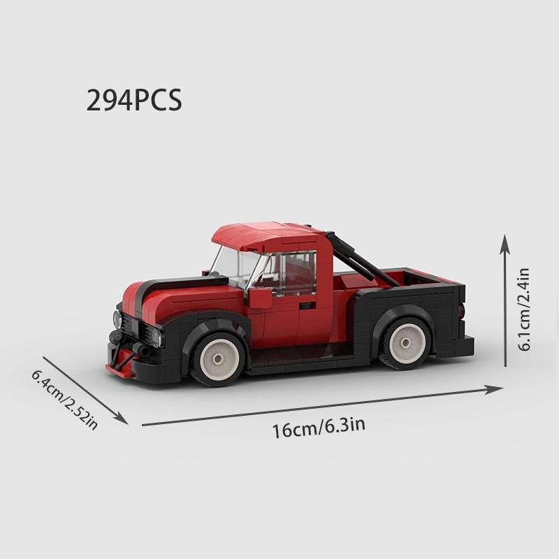 Stadt MOC Auto Geschwindigkeit Fahrzeug Super Rennfahrer Pickup Truck Modell Bausteine Ziegel Renntechnik Kreatives Garagen Set Rallye Spielzeug