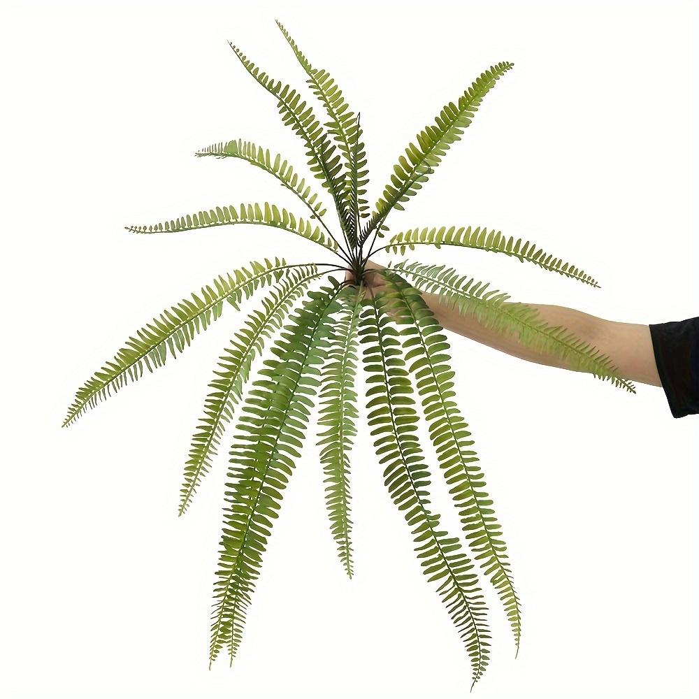 

Fake Ferns Large Artificial Fern with 14 Leaves for Indoor Outdoor Faux Boston Faux Fern Bush Plant for Home Office Garden Decor 1Pc зелёный