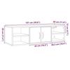 VidaXL Armoire murale vieux bois 102x30x29 cm bois d'ingénierie, armoire, armoire d'affichage, armoire de rangement avec 856488