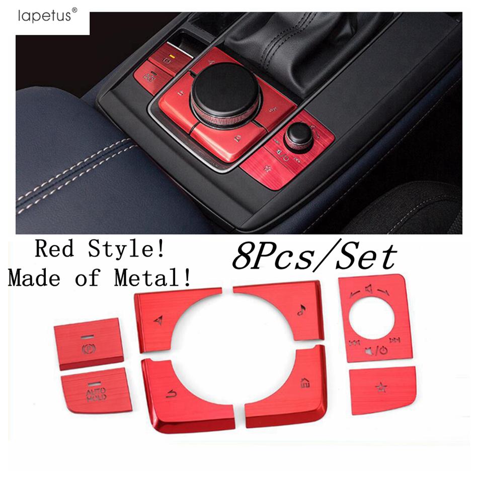Car Engine Start Stop Multimedia Knob Button Panel Sequ Cover Trim Accessories For Mazda 3  - 2025 / CX-30  - 2025