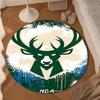 Bucks Team Logo Artwork Round mat, Anti-slip Circle Carpet Chair rug For livingroom,Bedroom, doormat home decor Gift Christmas Gifts