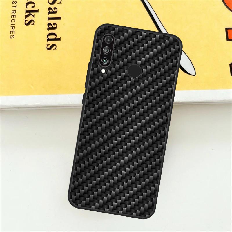 Forged Carbon For Huawei Nova 12i 7i 8i 11i Y73 Y72 Y61 Y91 Y90 Y70 Y60 9 10 SE 11 Pro P30 P40 Lite Case