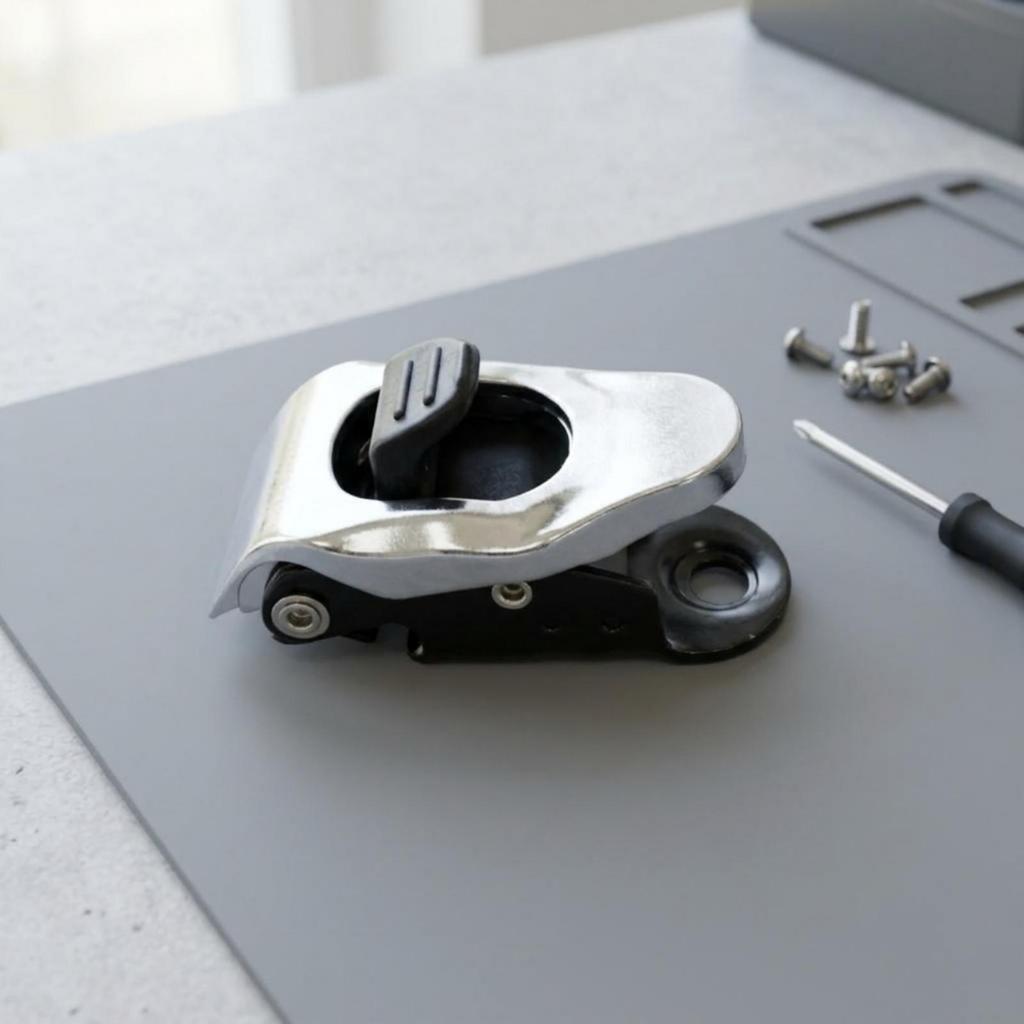 Skate Buckle with Latch Metal Fastener Compact for Inline Skates, Skaters