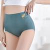 Feather Fitness Cotton Graphene Crotch Panties Breathable Lingerie Women Underwear Seamless Briefs