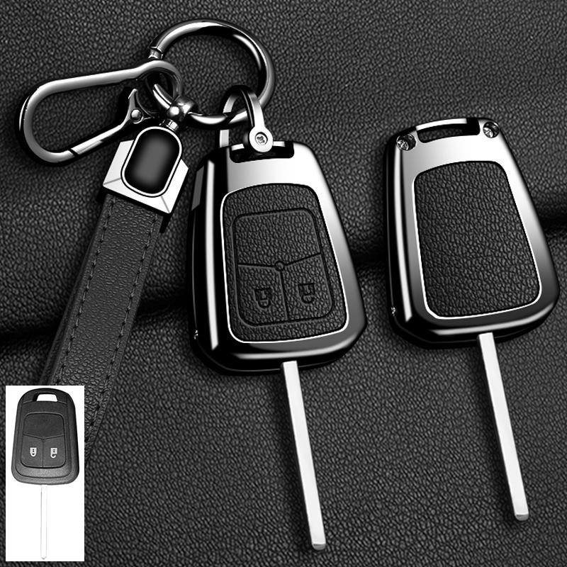 Metal Car Key Case Cover For Chevrolet Malibu Blazer Traverse Seeker Onix Equino Volt Bolt Trax Orlando Cruze Spark Sonic Camaro