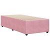 Pink Bed Frame 100 x 200 cm Velvet