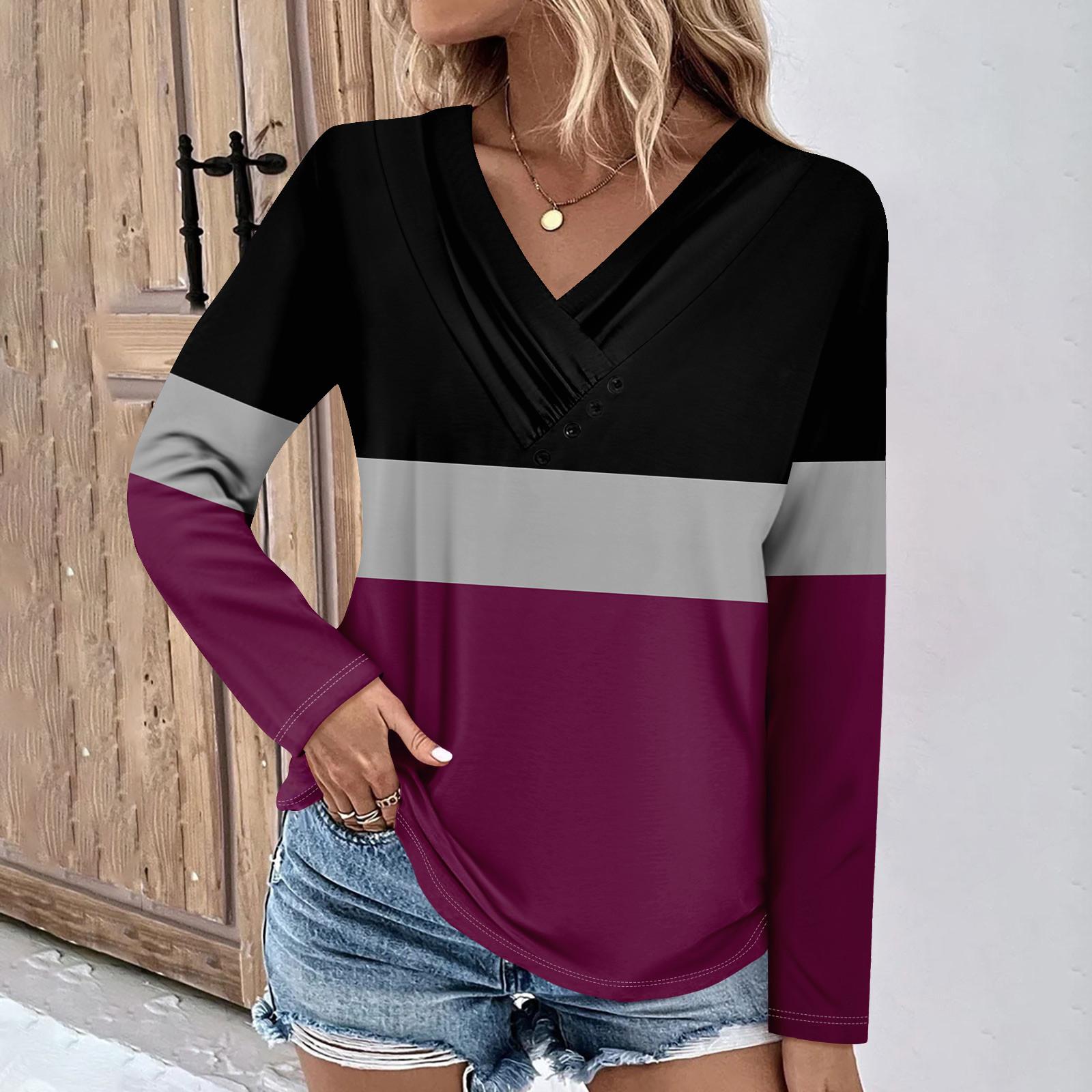 Блузки с длинным рукавом для женщин — фото 8