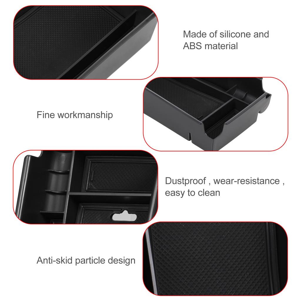 Car Central Armrest Storage Box Center Console Organizer Storage Box Holder Organizer Tray Replacement For Sonata DN8