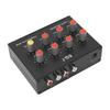 7 Band Sound Equalizer RCA Output Input 3.5mm Interface Dual Channel Digital Equalizer for Cars 100‑240V EU Plug