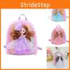 Stylish Pu Material Cartoon Backpack For Girls Perfect For Kindergarten Daily Use