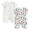 Reegoo Peter Baby Summer Romper Sleeveless Perfect for Kindergarten and Set of Car Helicopter Ages Months Boys' Coveralls, Pajamas, Cotton, School, 2,
