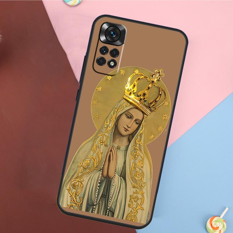 Immaculate Virgin Mary And Jesus Case For Xiaomi Redmi Note 11 Pro 11S 8 9 12 10 Pro 10S 9S Redmi 9 10 12C 9C 10C Back Cover