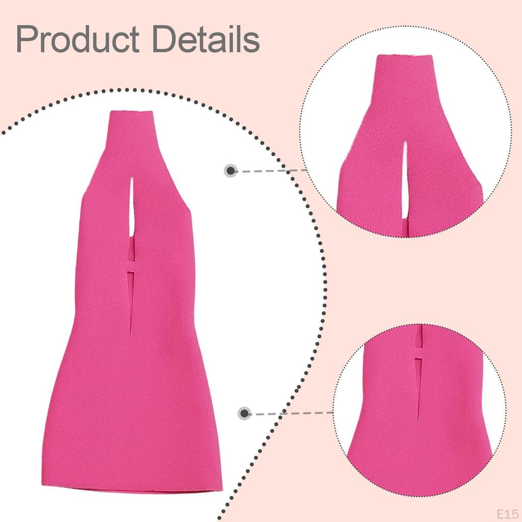 1/6 BJD Doll Clothes Party Dress Easy to Wear Outfit Cosplay High Neck Chest Revealing Mini