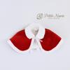 [Petite Marie] 13 DD Christmas Cape Cloak Red White Collar Velvet Material 60cm Doll BJD Doll Clothes [Petite Marie] [No.0205]