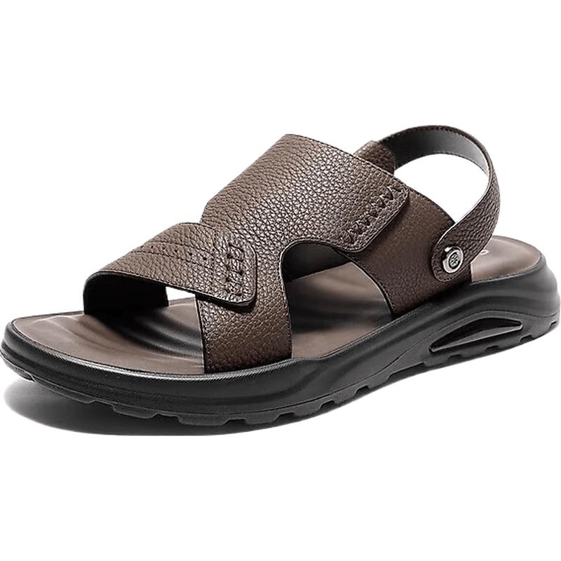 Senda Men s Cowhide Breathable Casual Sandals 41