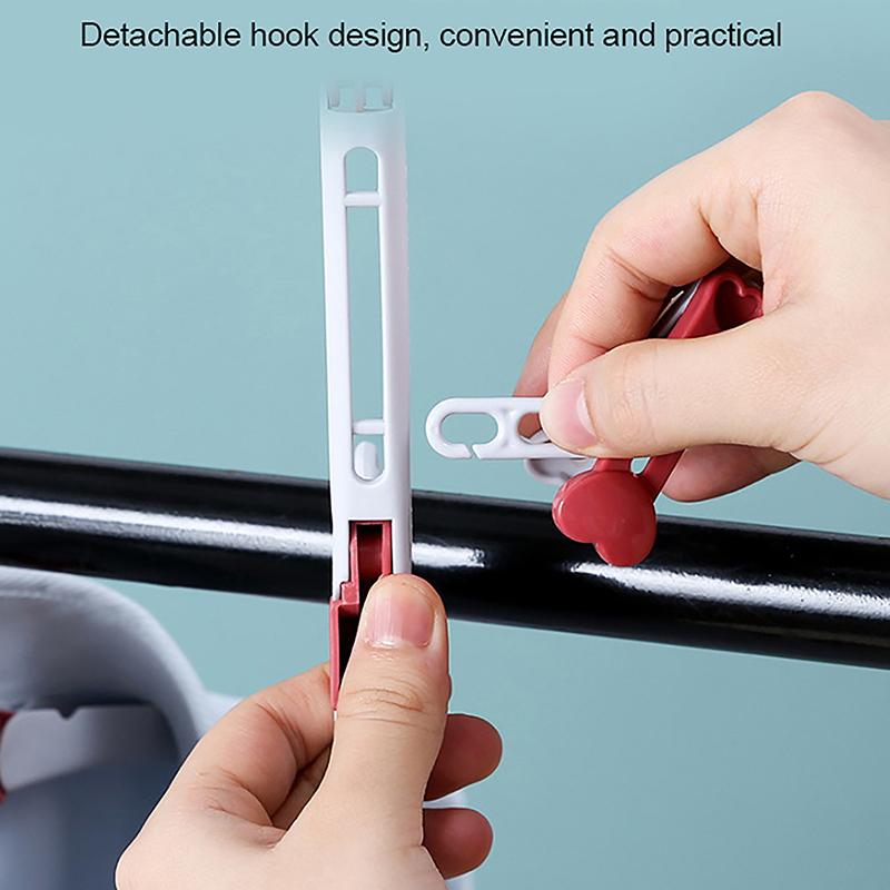 1 Pcs Colorful Travel Hangers Portable Foldable Clothes Hangers Travel Accessories Foldable Baby Clothes Drying Rack