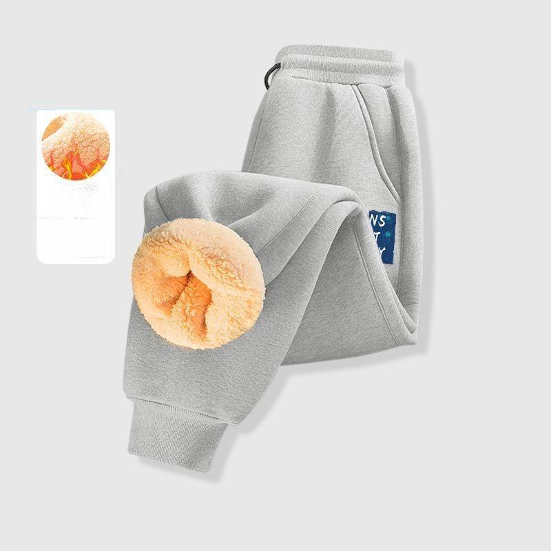 

Мужские зимние теплые бархатные брюки, спортивные штаны, уличные повседневные брюки-карандаш из овечьей шерсти, мужские брюки-джоггеры из утолщенного флиса со шнурком 4XL 4XL серый