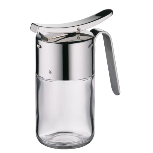WMF Honey Dispenser, a glass honey container with a spill-resistant design that lets you dispense just the amount of honey you need (W0636646040)