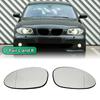 For BMW E90 E91 E87 E88 2004-2009 E46 Left and Right Heated Side Mirrors Blue-white Wide-angle