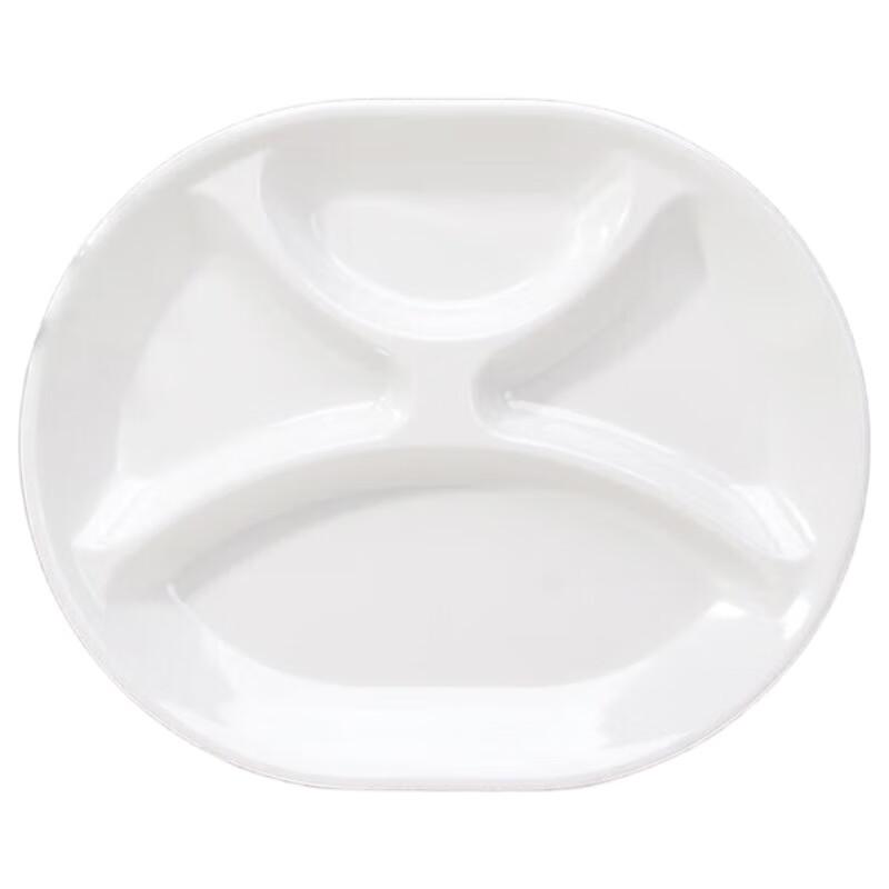 Jingyu 4-Compartment Oval Melamine Plate