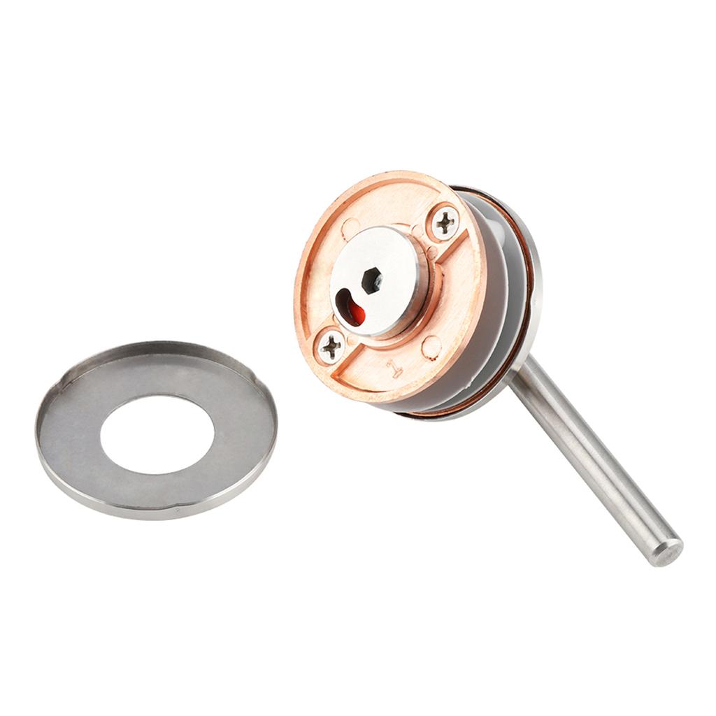 Bathroom Toilet Privacy Door Rotating Bolt Lock Hardware with Vacant Engaged Indicator